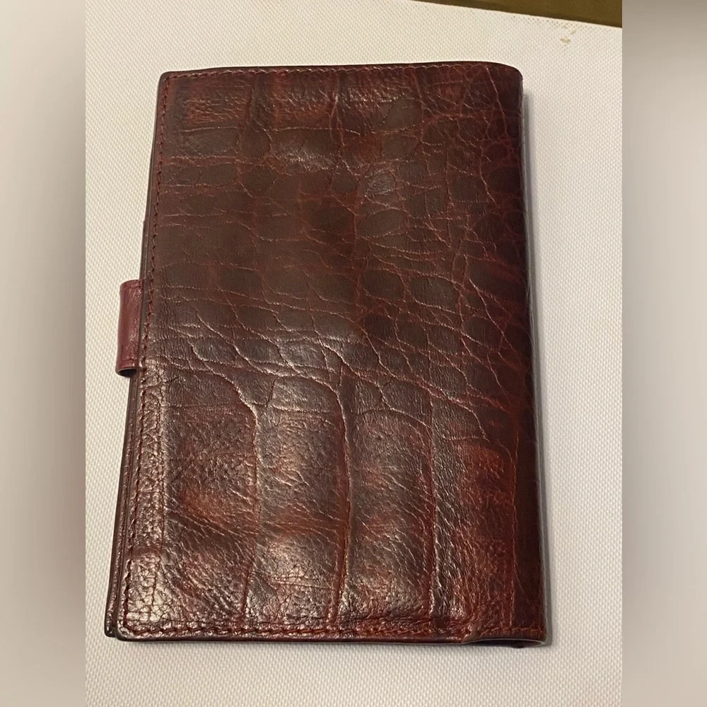 louise fontaine vintage alligator leather wallet